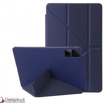Smart soft dirbtinės odos dėklas - mėlynas Xiaomi Redmi Pad Se 11) Smart soft dirbtinės odos dėklas - mėlynas Xiaomi Redmi Pad Se 11)